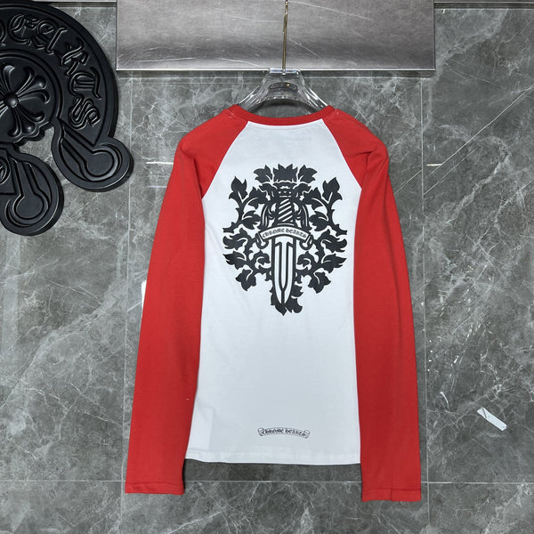 Chrome Hearts Unisex Long Sleeve Sweatshirt Streetwear Style
