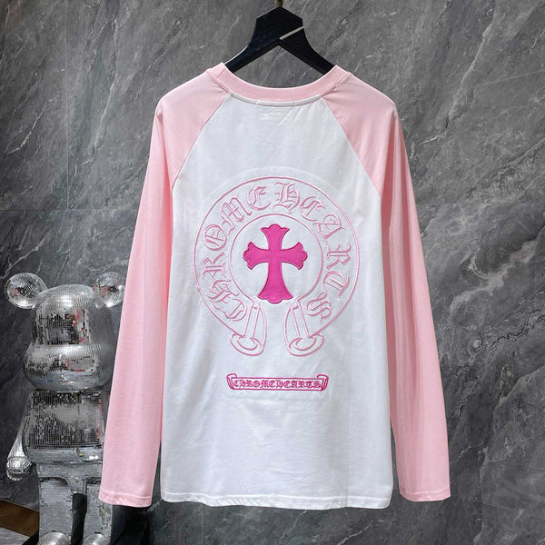 Chrome Hearts Style Oversized Crewneck Sweatshirt