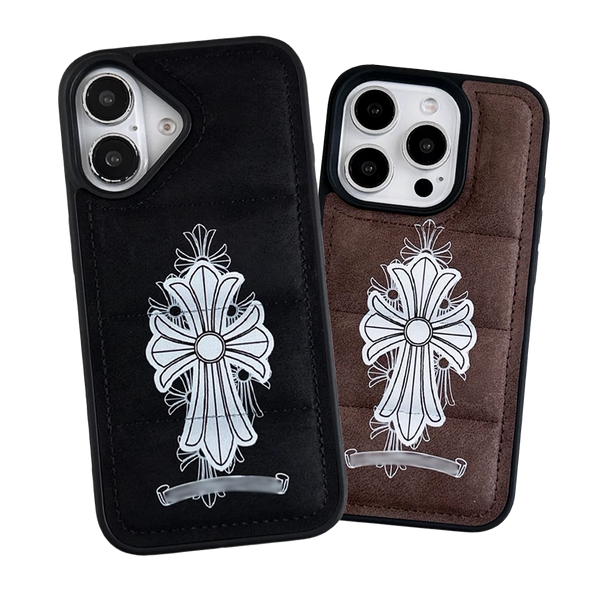 Suede Puffer iPhone Case