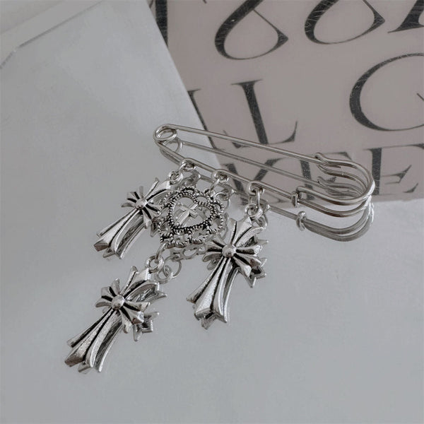 Chrome Hearts fashionable waist pin brooch