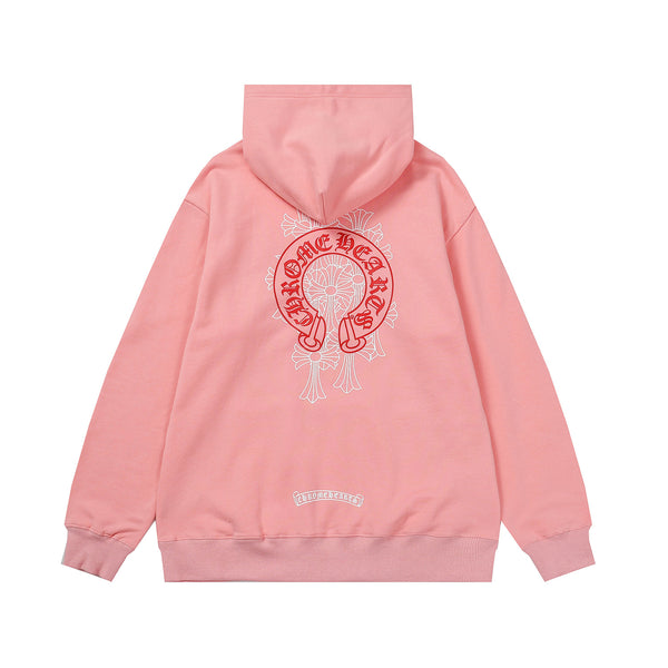 Chrome Hearts Pink Cotton Hoodies
