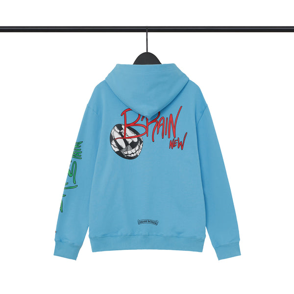 Chrome Hearts Blue Cotton Hoodies