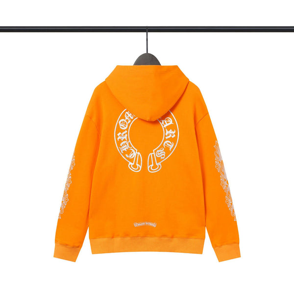 Chrome Hearts Orange Cotton Hoodies