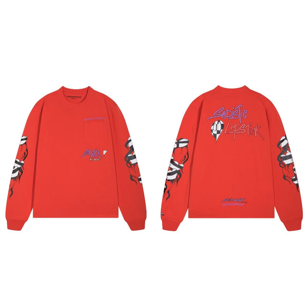 Chrome Hearts Oversized Long Sleeve Sweatshirt Tee for Men & Women
