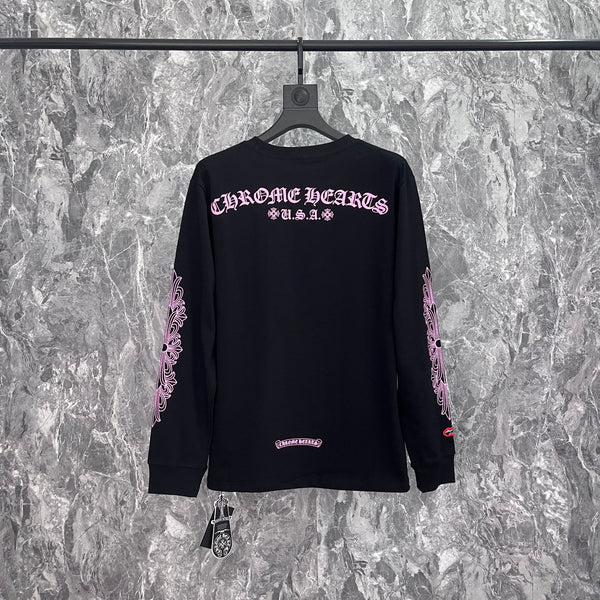 Chrome Hearts Long Sleeve Crewneck Sweatshirt Tee