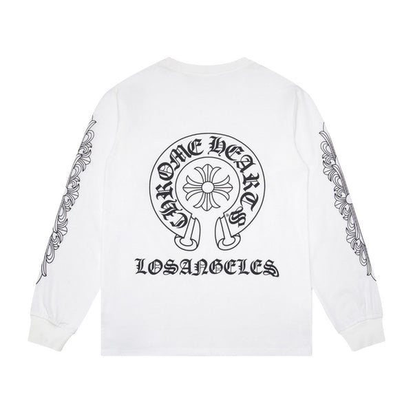 Chrome Hearts Style Unisex Gothic Cross Sweatshirt