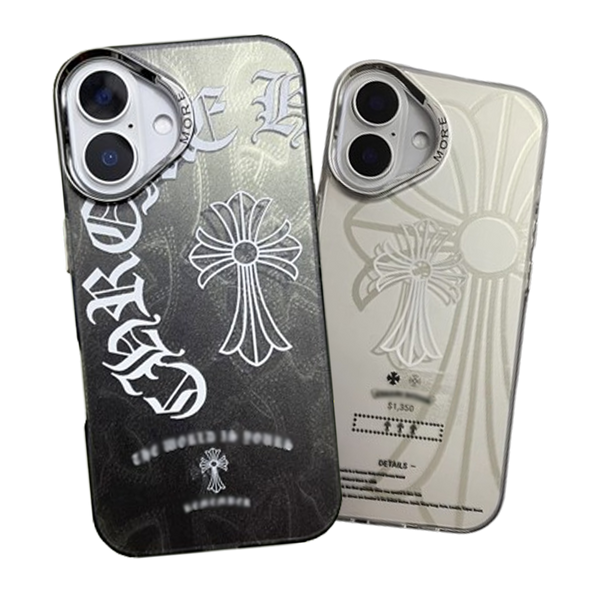 Chrome Hearts Trendy Graphic iPhone Case