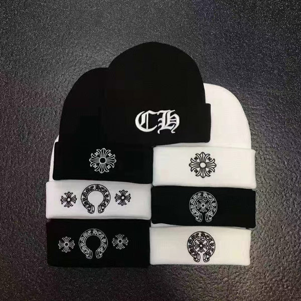 Chrome Hearts printed embroidered wool knitted hats