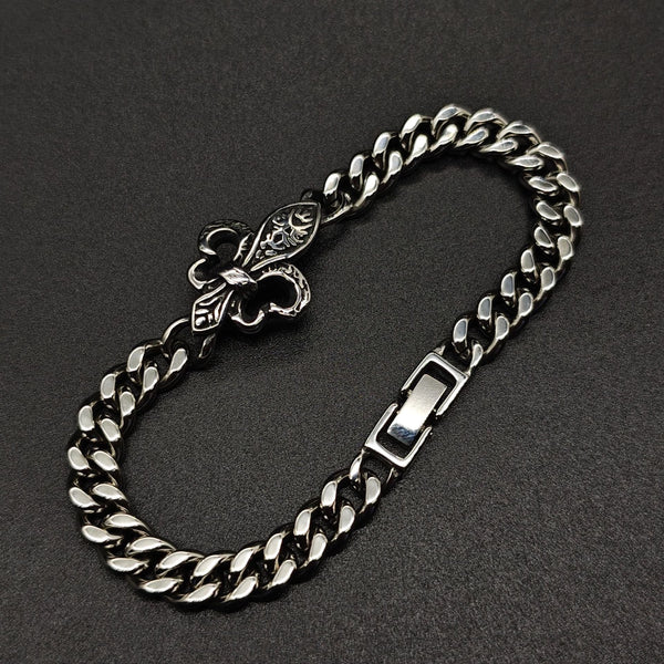 Chrome Hearts anchor retro distressed antique buckle bracelet