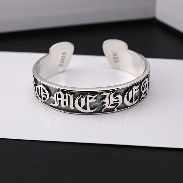 Chrome Hearts retro letter punk open bracelet