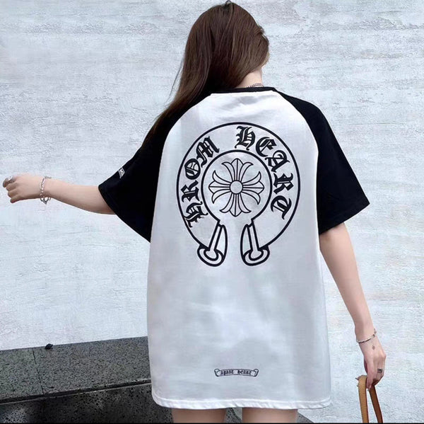 Chrome Hearts Cross Logo Sanskrit Print T-Shirt