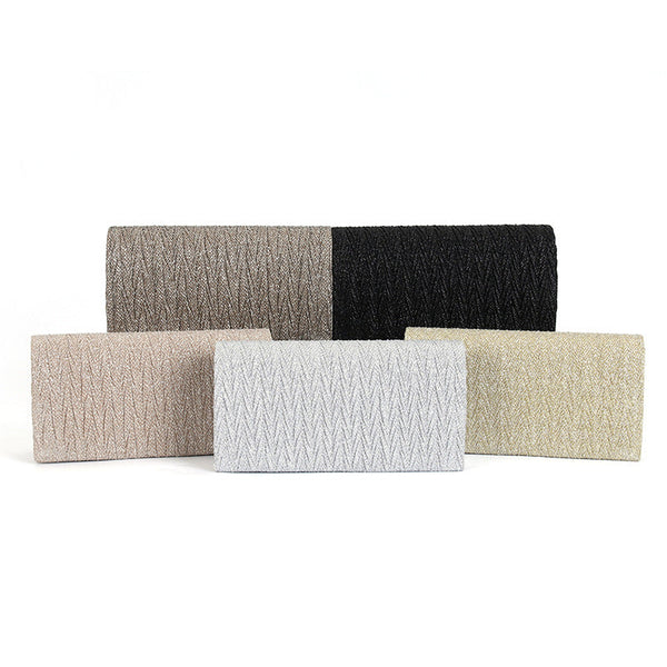 Horizontal rectangular crossbody bags evening clutch bags