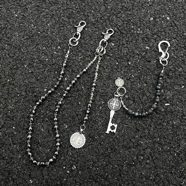 Chrome Hearts pure handmade beaded retro trouser chain