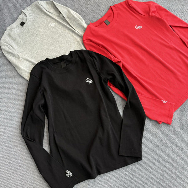 Chrome Hearts Embroidery Tight Long Sleeve T-shirt