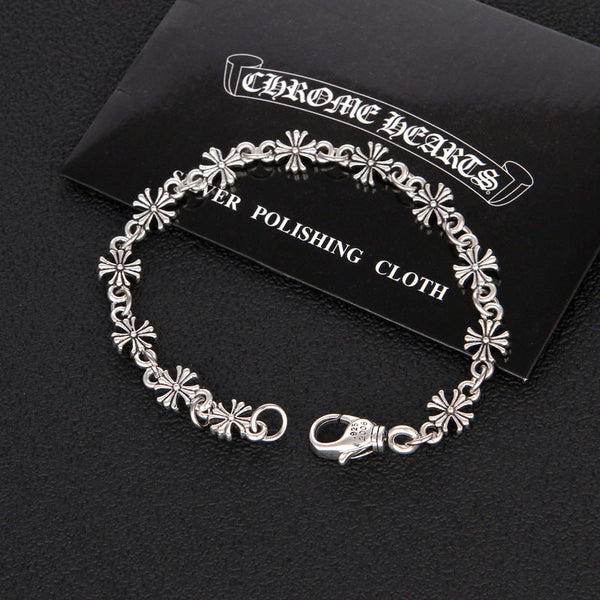 Chrome Hearts Silver Tiny E Bracelet 001